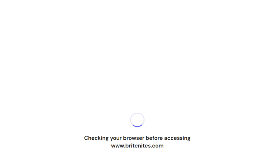 Screenshot of the Brite Nites website