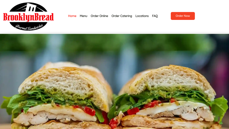 Screenshot of the Brooklyn Bread website