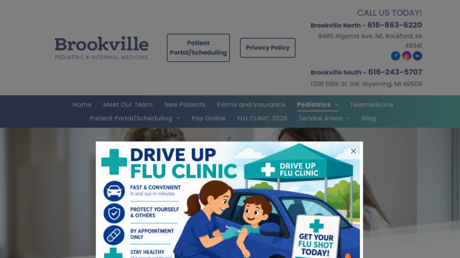 Brookville Pediatric And Internal Medicine website