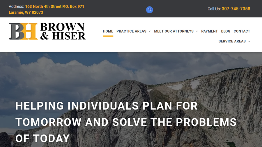 Brown & Hiser LLC website