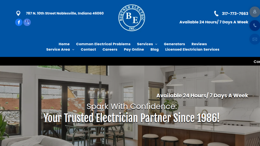 Burtner Electric Inc website