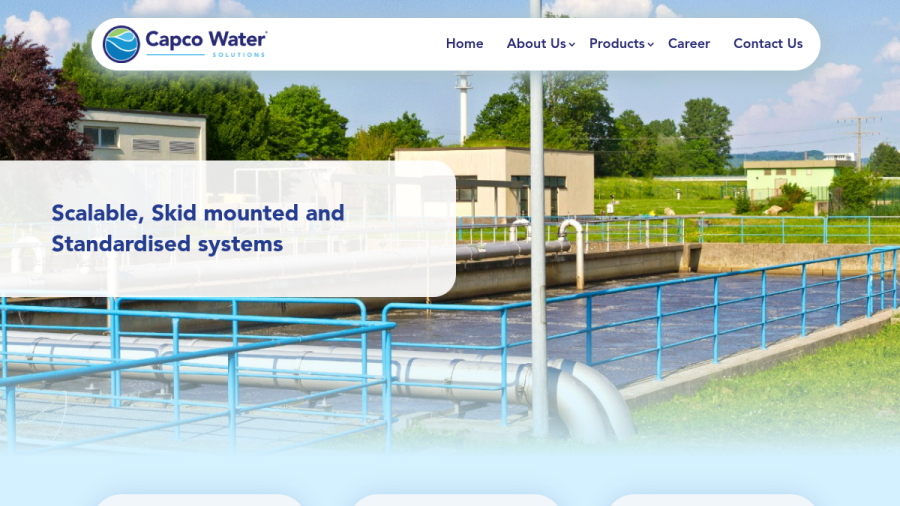 Capco Water Solutions Pvt Ltd website