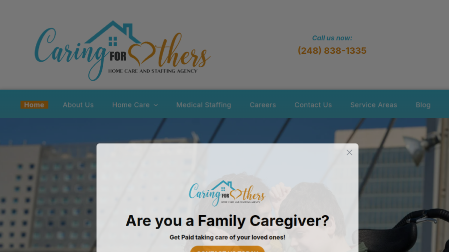 Care For Others website