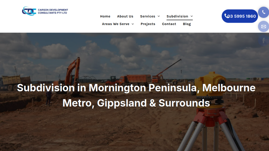 Carson Development Consultants Pty Ltd website
