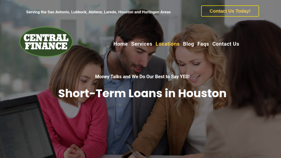 Central Finance website