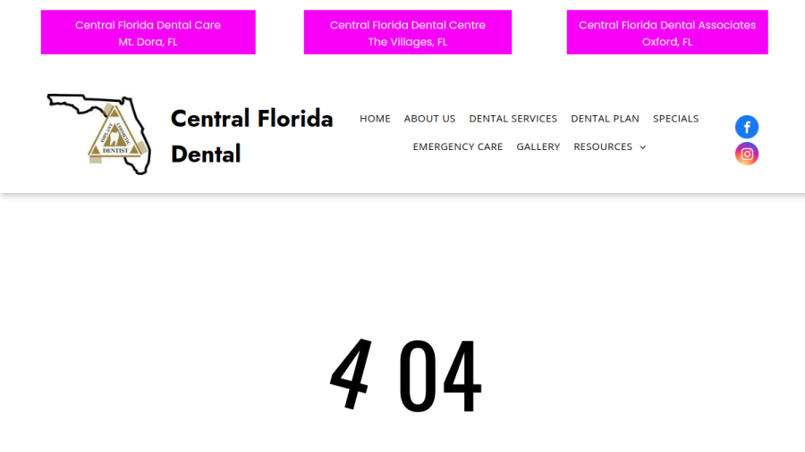 CENTRAL FLORIDA DENTAL - Central FL Dental Centre website