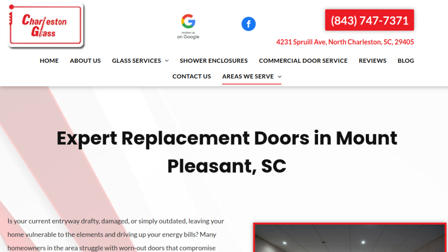 Charleston Glass website
