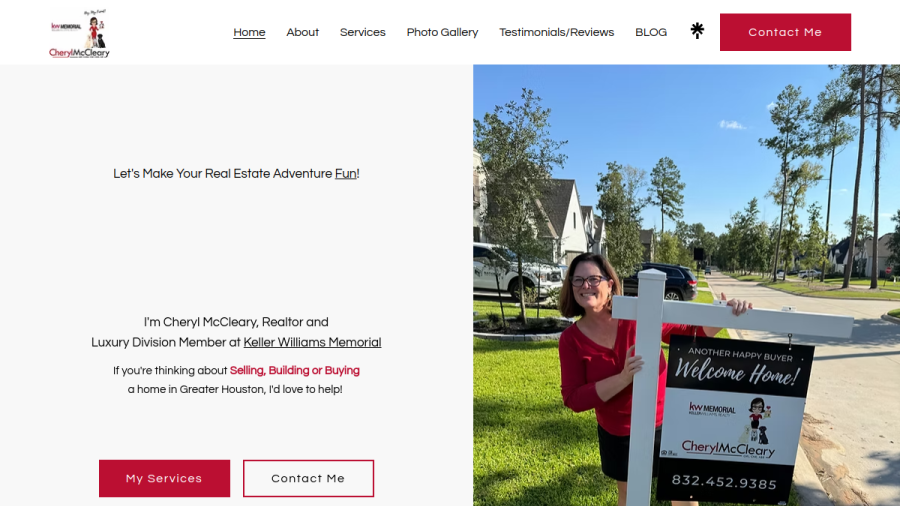 Cheryl McCleary, Realtor website