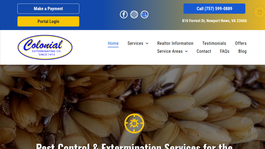 Colonial Exterminating Co Inc website