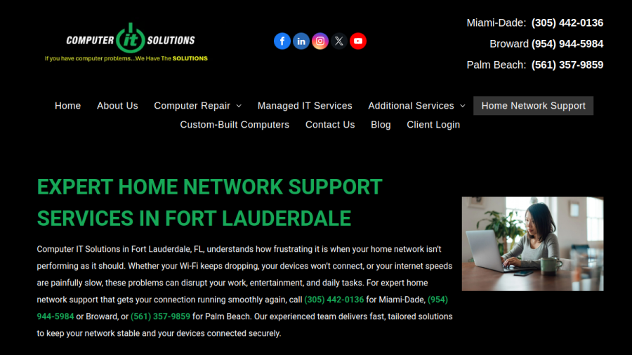Computer IT Solutions website