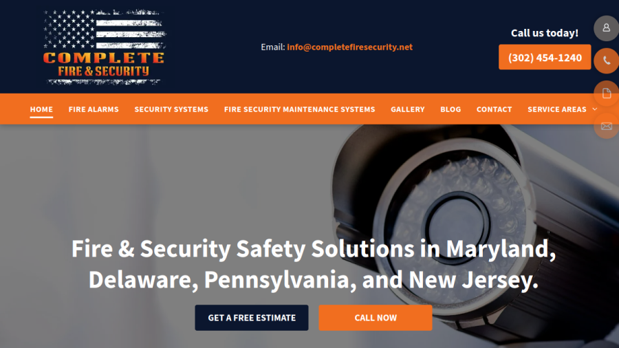 Complete Fire & Security LLC website
