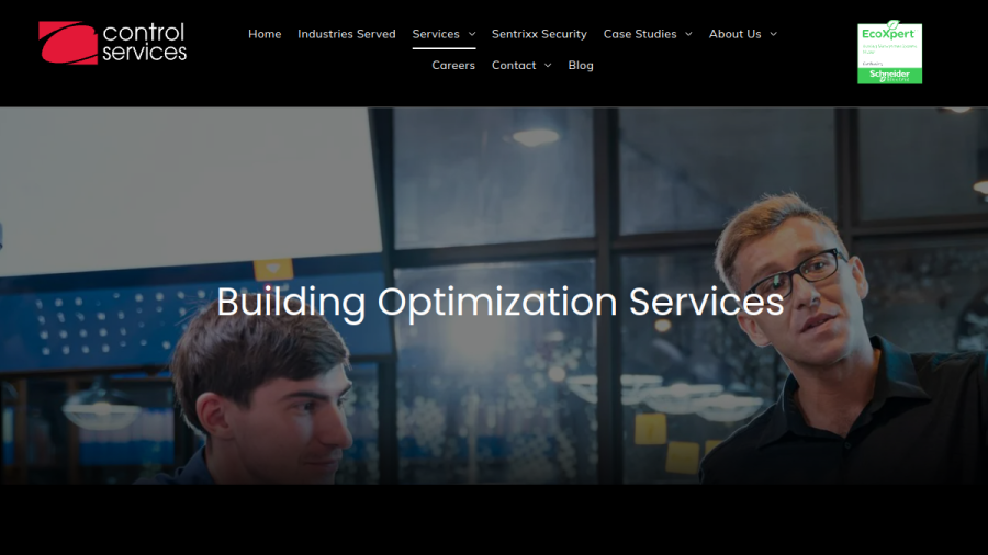 Control Services Inc. website screenshot