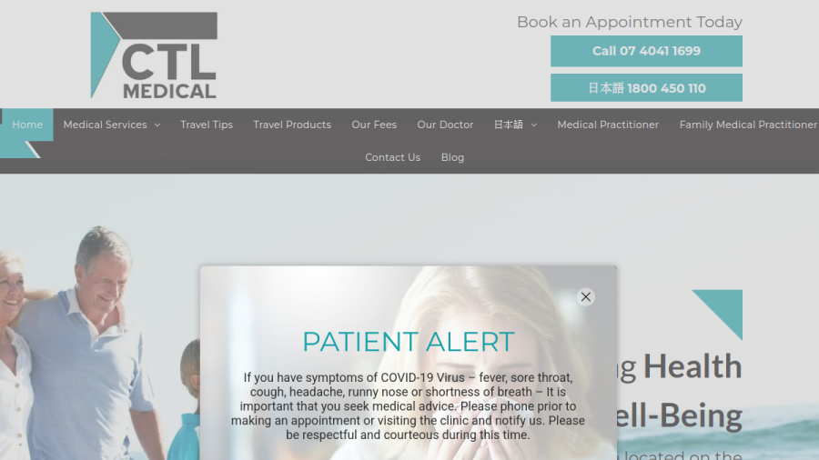 CTL Medical website