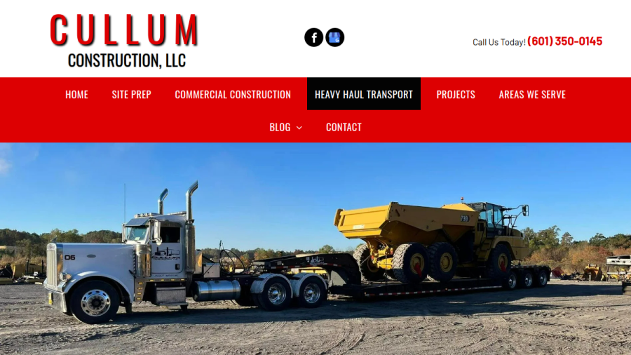 Cullum Construction website