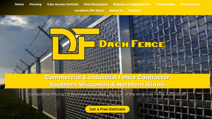 Dach Fence Co. website