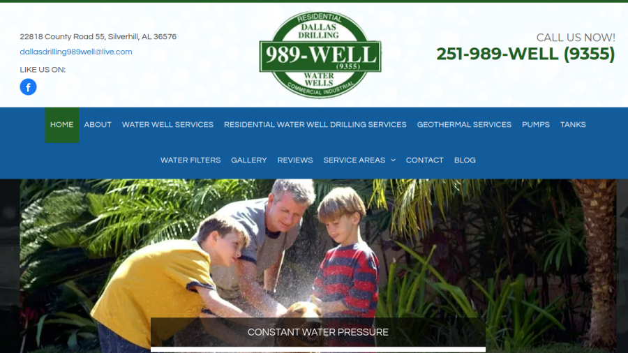 Dallas Drilling website