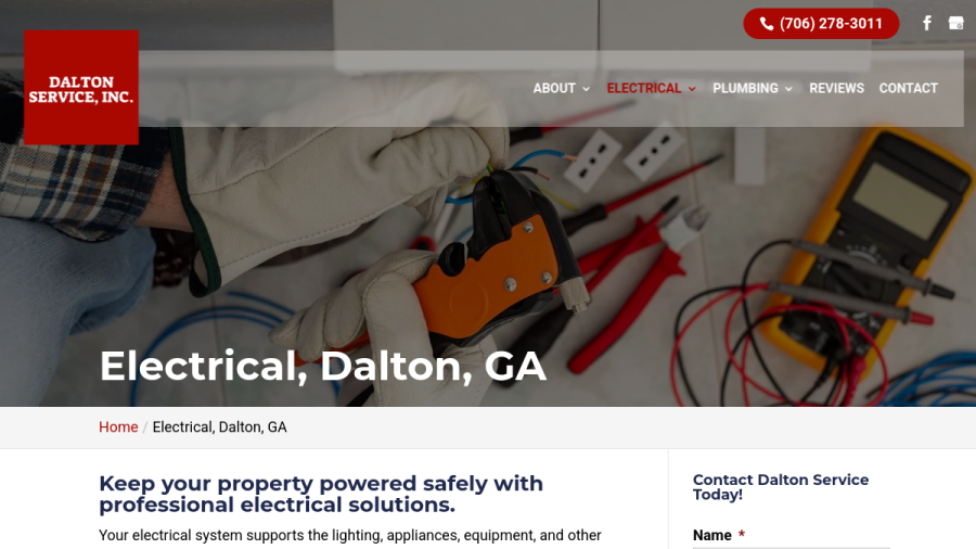 Dalton Service Inc website