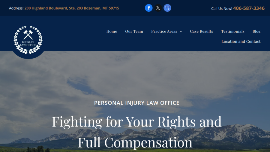 Buckley  Law Office website