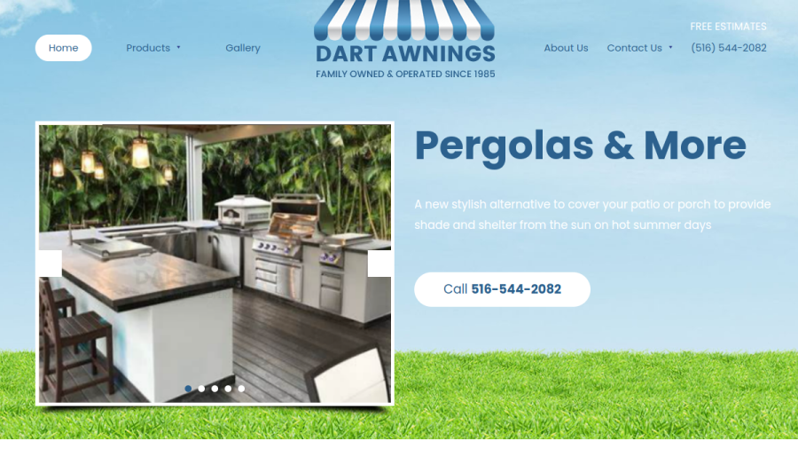 Dart Awnings Inc. website