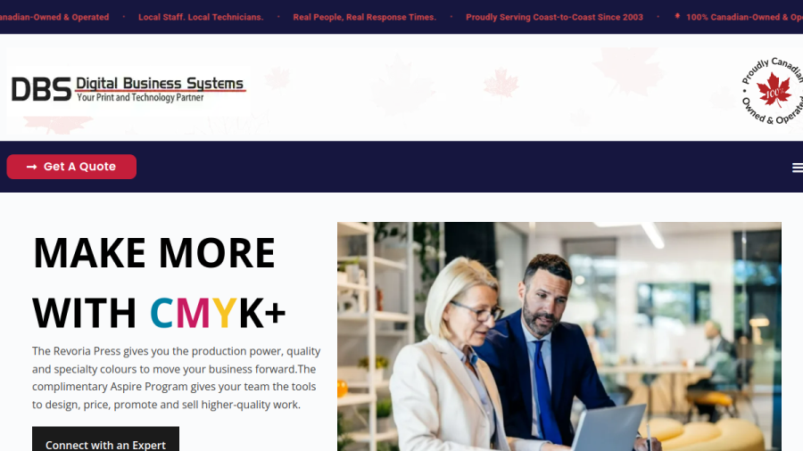 Digital Business Systems website