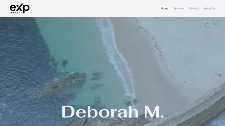 Screenshot of the Deborah Marie Chapman Realtor website