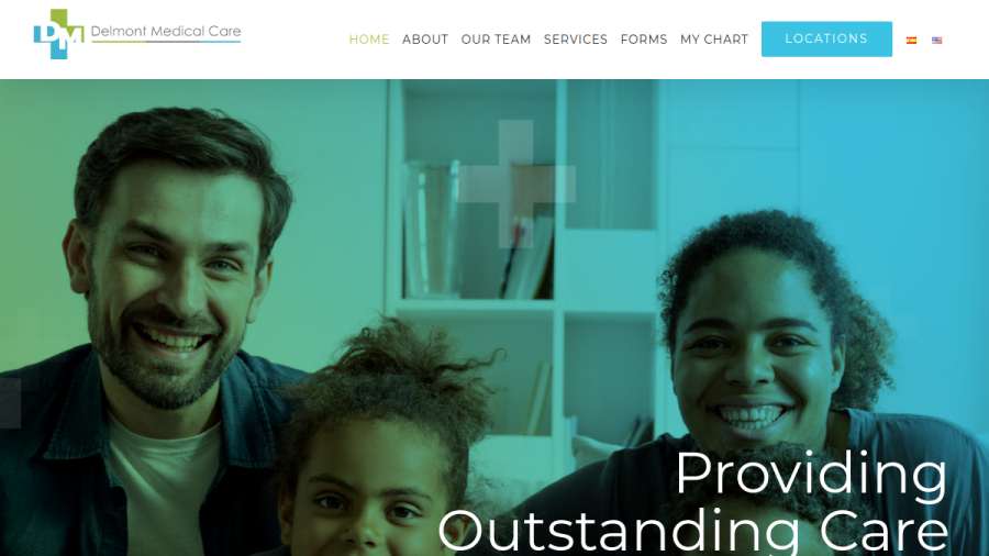 Delmont Medical Care website