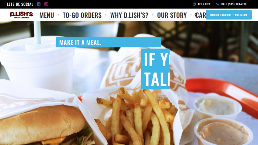 D. Lish's Burgers website