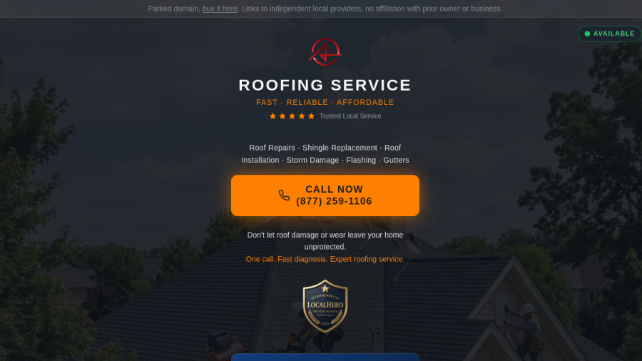 Screenshot of Dodge Foam & Contractors website