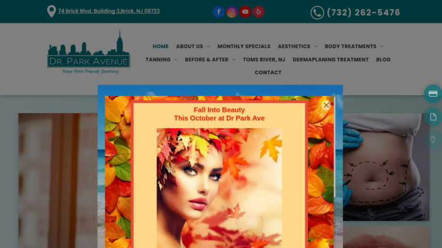Dr. Park Avenue website