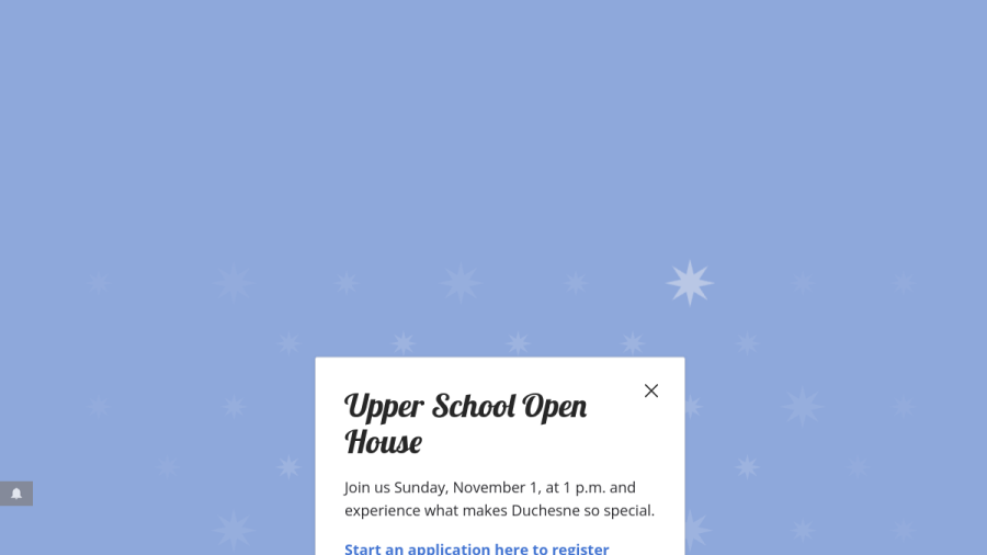 Screenshot of Duchesne Academy of the Sacred Heart website