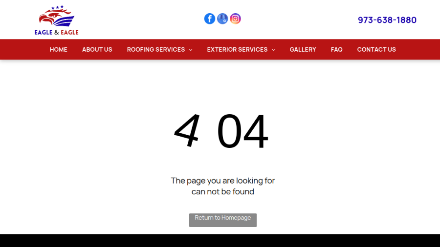 Screenshot of Eagle & Eagle LLC website