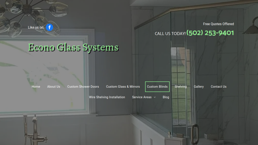 Econo Glass Systems website