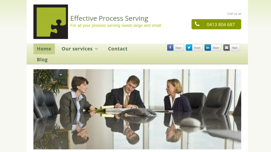 Effective Process Serving website