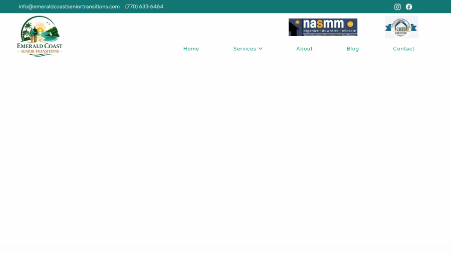Emerald Coast Senior Transitions website