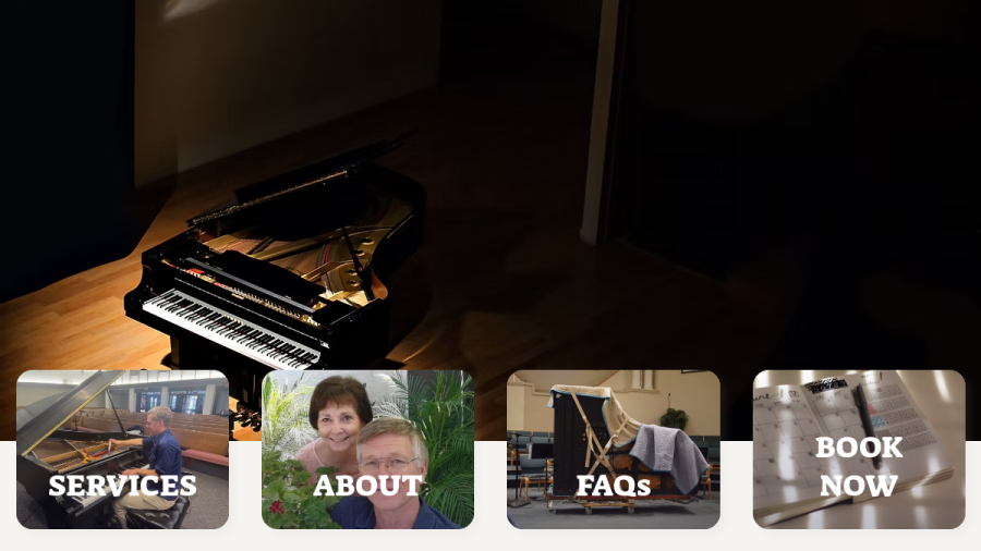 Faber and Son Piano Tuning website