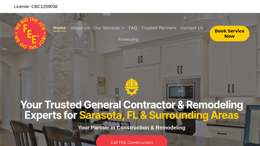 FEE Construction LLC website