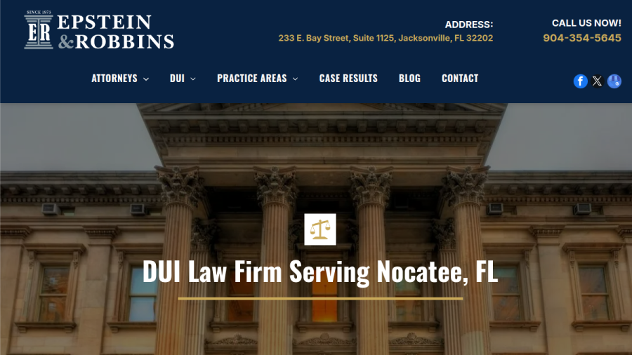 Epstein & Robbins website