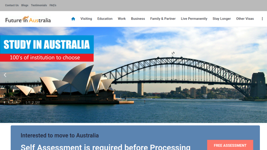 Future in Australia website thumbnail