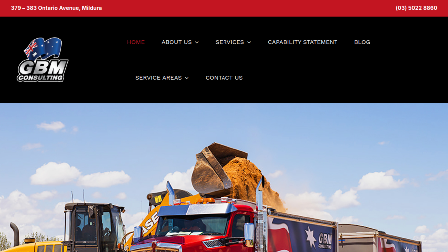 GBM Consulting Services Pty Ltd website