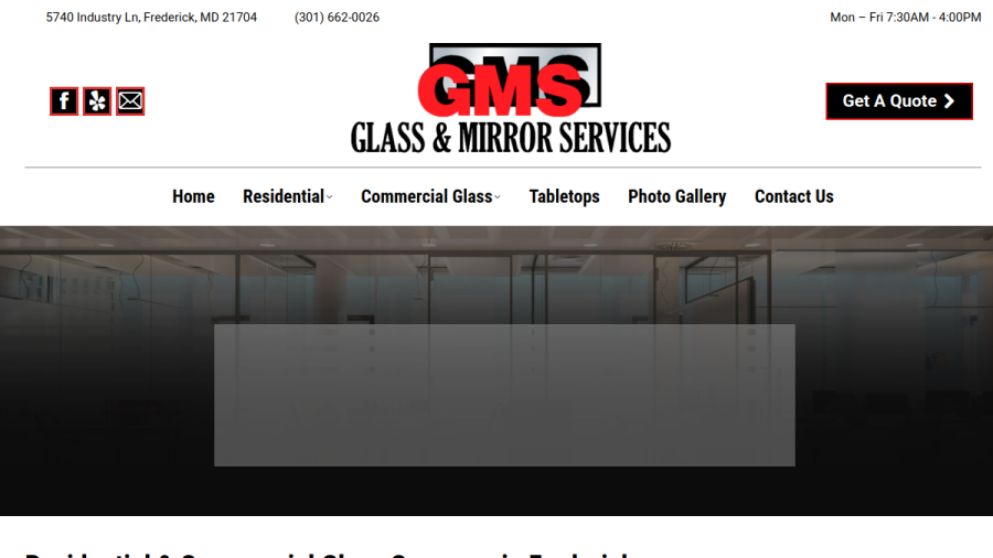 Glass & Mirror Services Inc website