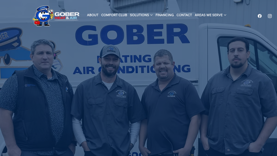 Gober Heat & Air website