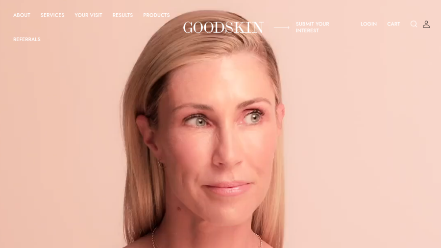 GOODSKIN Los Angeles website