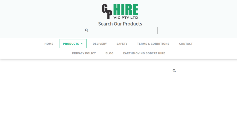 G.P. Hire (Vic.) Pty Ltd website