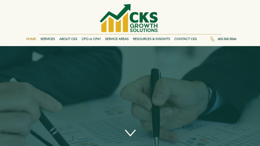 CKS Growth Solutions LLC website screenshot