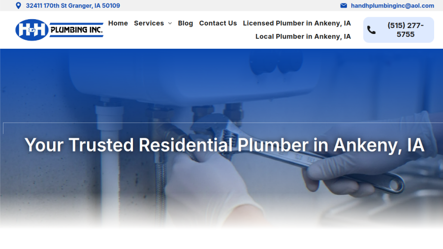 H & H Plumbing Inc website