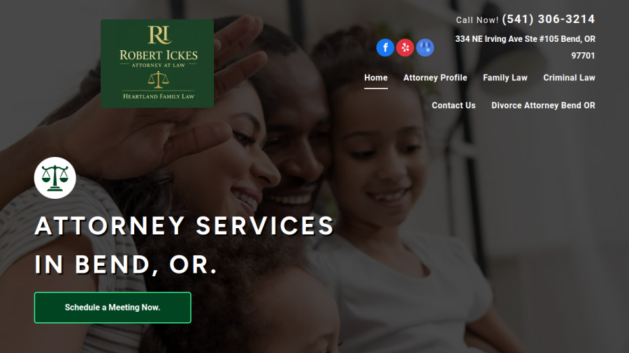 Heartland Family Law website