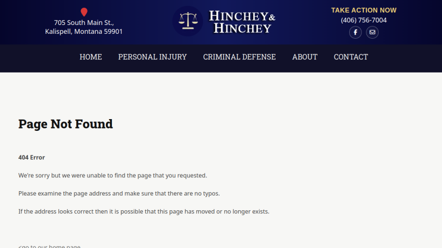 Hinchey & Hinchey PC website