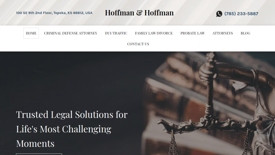 Hoffman & Hoffman Attorneys at Law website