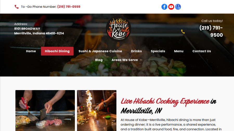 House of Kobe - Merrillville website