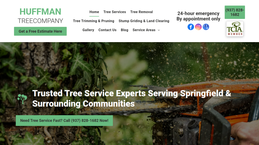 Hoffman Tree Service, LLC website